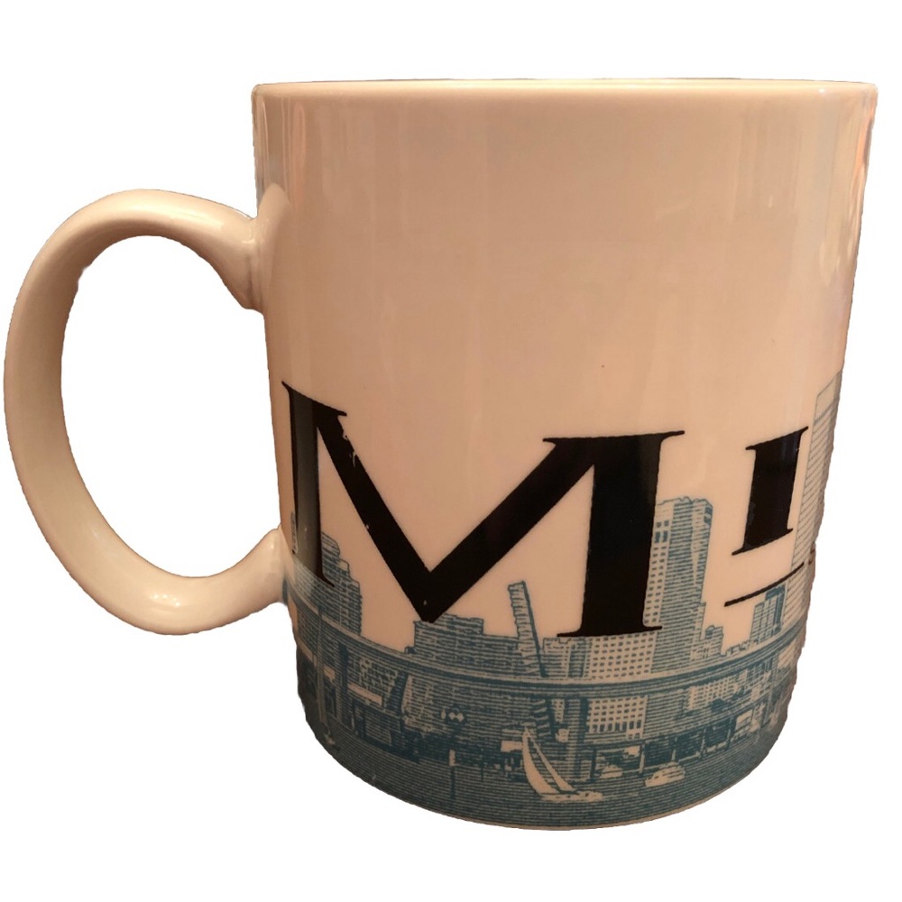 2002 Starbucks Miami Gateway To The Americas  Skyline Series Coffee Mug 18oz